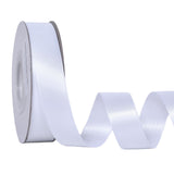Ribest White Double Faced Satin Ribbon, 7/8 Inch 25 Yard Ribbon for Crafts Gift Wrapping Bows Wedding Party Decoration Bouquet
