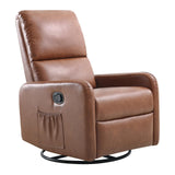 Jocisland Swivel Glider Rocking Recliner Chair for Adults, Nursery Rocker Reclining, Comfy Upholstered Single Sofa Armchair for 