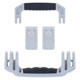 Pelican 1535 Replacement Handle & Latch Set by ColorCase - Silver Handle and Push Button Latches