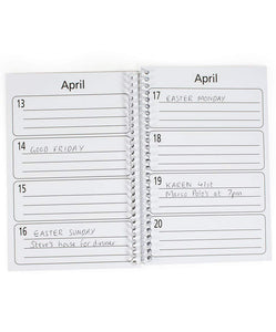Product Concept Mfg., Inc. Birthdays & Special Days To Remember Date Book-Large Print