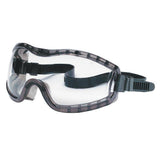 Stryker Safety Goggles, Chemical Protection, Black Frame