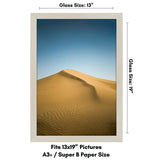 Americanflat 13x19 Picture Frame in Light Wood - Composite Wood with Shatter Resistant Glass - Horizontal and Vertical Formats f