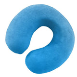 Gadgets Appliances Micro Fiber Neck Memory Foam Travel Neck Pillow, Blue