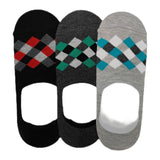 Calbro Cotton Printed Socks For Men And Women No Show Loafer Socks With Anti Slip Pack Of 3, Free Size