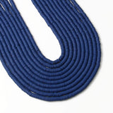 3600 pcs Royal Blue Clay Beads for Bracelets Making, 10 Strands Flat Round Polymer Clay Disc 6mm Spacer Heishi Beads for Jewelry