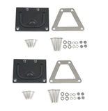 Thorn Boat Flush Hatch Lift Ring Pull Handle 3 Marine Stainless Steel Black Coated 2pcs