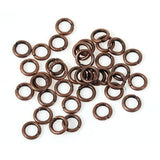 HDSupplies 1000 Pieces 5mm Jump Rings Antique Copper Tone 18 Gauge (1mm Thickness)