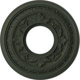 Ekena Millwork 10OD x 3 1/2ID x 3/4P Baltimore Thermoformed PVC Ceiling Medallion (Fits Canopies up to 4 1/4), UltraCover Satin 