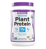 BlueBonnet Nutrition Organic Plant Protein Powder, 24g Plant Based Protein, Zero Sugar, 8g Fiber, USDA Organic, Non-GMO, Kosher,