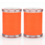 Selric 300Yards Extra Strong Bonded Nylon Thread for Leather Sewing, Neon Orange Heavy Duty Upholstery Thread for Heavy Fabric (