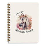 SDGKPBPTR Horse Gifts Notebook Journal, Cute Notebooks for Women Teen Girls