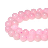 MJDCB 7A Pure Natural Rose Quartz Beads Round Loose Beads for Jewelry Making DIY Bracelet 15 (10mm)