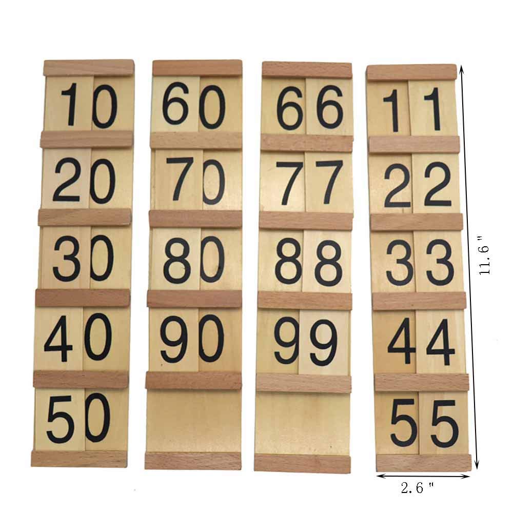 Kghios Montessori Math Toys Material for Toddlers Seguin Boards with Beads Home Edition,Montessori Seguin Boards & Beads