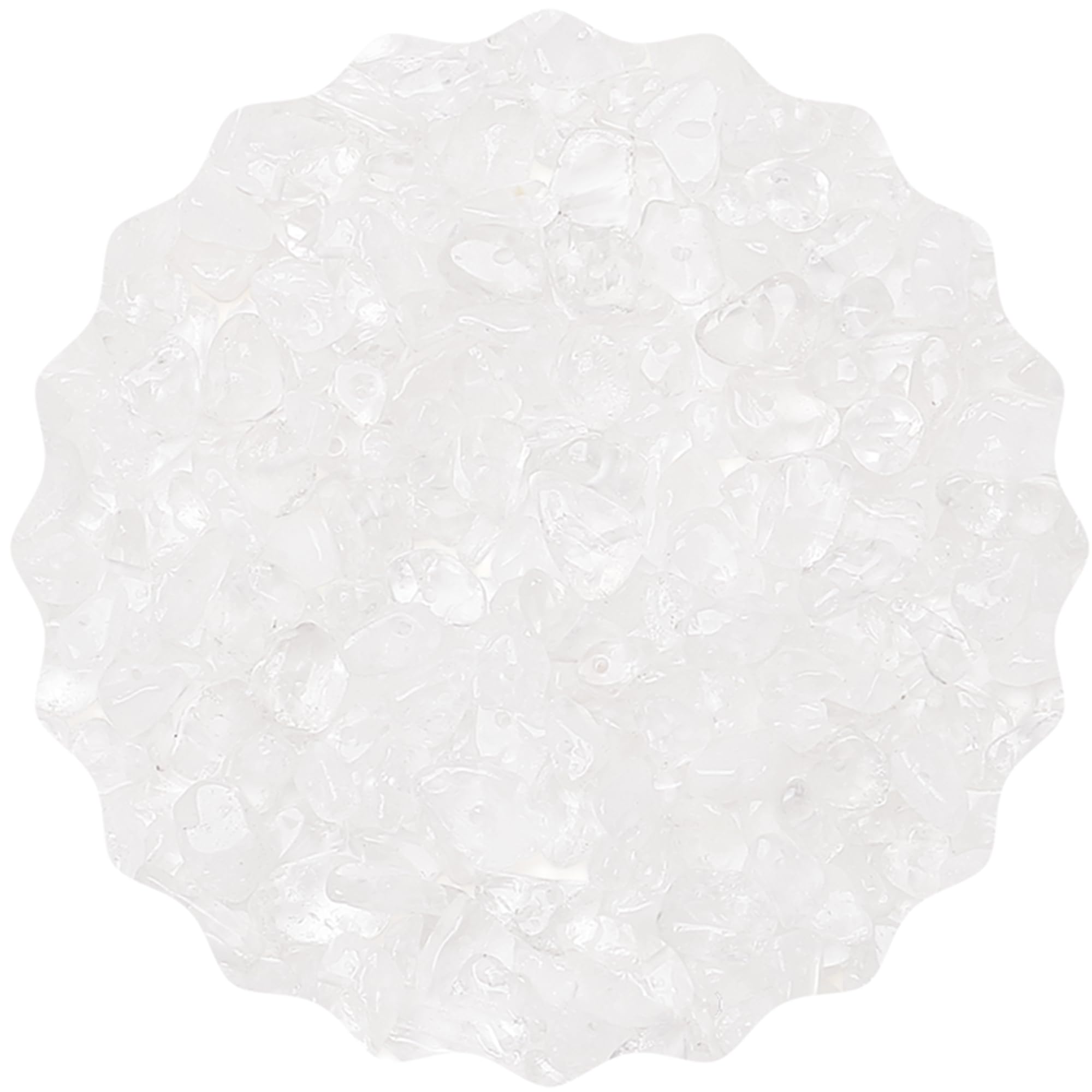 ZHIYUXI 400pcs Clear Quartz Beads 5-8mm Crystals Gemstones for Bracelet Making 2 Strands Irregular Stone Loose Rocks Bead for Je