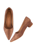 Shoetopia Casual Copper Heeled Bellies For Women & Girls /Eu37,Copper,4,B0DFVG7MZ8