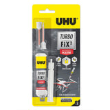 UHU Turbo FiX Plastic Fast Strong 2-Component Repair Adhesive 10g