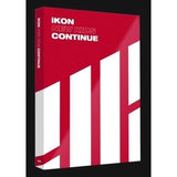 Ikon - [New Kids Continue] Album Red Ver Cd+88P Photobook+1P Accordion Postcard+1P Photocard K-Pop Sealed Y,Photo Album Accessories