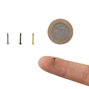 newlng 500PCS Small Nail Round Head Tiny Nails String Art Nails Hand-Made Hardware Accessories Fasteners Mini Nails 1 X 10mm/0.0