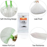 Sifting Cat Litter Box Liners Bags with Holes-Drawstring Scratch Resistant Waste (1, S (31 18inch))