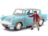 Jada Toys 1:24 Harry Potter and 1959 Ford Anglia DieCast Vehicle, Rusty Blue