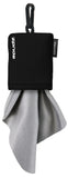 SPUDZ Ultra | Microfiber Cloth Screen Cleaner and Lens Cleaner | Closable Bottom | Black | 10 x 10 Inches