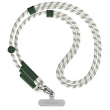 CASETiFY 8mm Rope Cross Body Strap with Card - White/Sage