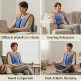 Back Wrap Hot/Cold Aromatherapy Vest Shaped for Stress & Pain Relief