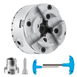 VEVOR KP2-3/4 Lathe Chuck, 4-Jaw 2.75 Diameter, Metal Lathe Chuck Turning Machine Accessories, Self-centering Tool, for Lathe, P