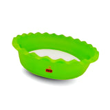 SNKM Plastic Wave Design Atta Chalni for Kitchen Round Shape | Flour, Spice Powders Fine Mesh Sieve for Kitchen (500gm Capaci