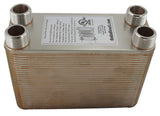 Duda Energy HX1660: M100 B316A 60 Plate Heat Exchanger, 1 Male NPT