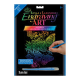 Royal & Langnickel Royal and Langnickel Rainbow Engraving Art, Butterflies