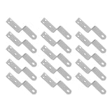 Joyangy Z Shaped Corner Bracket Furniture Support Bracket with Mounting Screws for Wood Shelves (0.75inch)