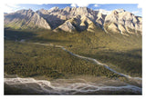 Mountains Above Coral Creek And Cline River, Jasper National Park, Alberta, Canada-Paper Art-20,,X14,,