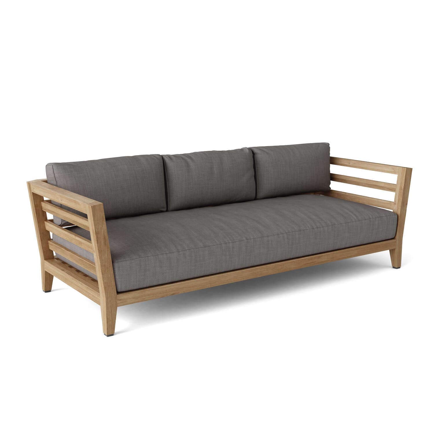 Anderson Teak Ds-833 Cordoba 3-Seater Bench Outdoor Sofa, Golden Honey Teak