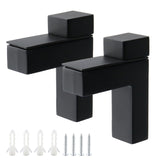 Antrader Glass Shelf Bracket, Adjustable Clamps for 0.2-0.8 Wood or Glass