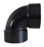 Valterra LLC D502878C 90 Short Turn 3 HUB DWV , Black