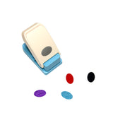 Cady Handmade Scrapbooking One Inch 25mm Size Craft Lever Punch Embossing Puncher Mini Fancy Punch (1Inch Oval)