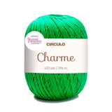 Circulo Charme Yarn for Crochet and Knitting - 433 yds - 100% Mercerized Brazilian Virgin Cotton - Soft Sport Weight - Color 576