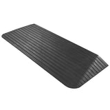 Silver Spring Solid Rubber Threshold Ramp 2 Rise 1,500 lb. Capacity for Wheelchairs and Power Scooters Indoor Outdoor Use