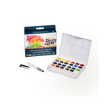 Derwent Inktense Paint Pan Set, Assorted Colors, 24 Count (2306318)