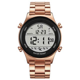 On Time Octus Digital Sports Multi-Functional Stainless Steel Waterproof Men'S Watch -Digi-031 (Rose Gold)