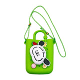 Club Bollywood The Style Sutrasilicone Shoulder Purse Lightweight Crossbody Bag For Shopping Spring Summer Green|Clothing, Shoes
