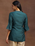 Libas Women'S Silk Blend Solid Straight Kurti (29149 Green Green 2Xl