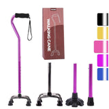LIXIANG Aluminum Alloy Offset Cane for Seniors and Adults, Portable and Lightweight, Suitable for Balance, Knee Injury, Mobility
