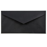 JAM PAPER Monarch Premium Envelopes - 3 7/8 x 7 1/2 - Black Linen - Bulk 250/Box