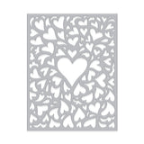 Hero Arts DI483 Fancy Dies, Window On Love Confetti Fancy