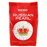 Waxness Russian Pearl Hard Wax Beads 2.2 lb (1 kg) Pack of 2 - Rosin-Free Stripless Hard Wax with Creamy Texture and Skin Visibi