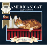 Lang, American Cat Special Edition 2026 Wall Calendar, 12.5 X 14, 12-Month Calendar with Stapled Binding