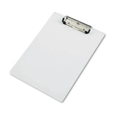 Acrylic Clipboard, 1/2 Capacity, Holds 81/2w x 12h, Clear