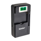 Kastar Intelligent Mini Travel Charger (with High Speed Portable USB Charge Function) for PDA Camera Li-ion Battery Digital Came